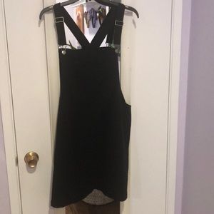 NWT! Wild Fable black Overalls dress